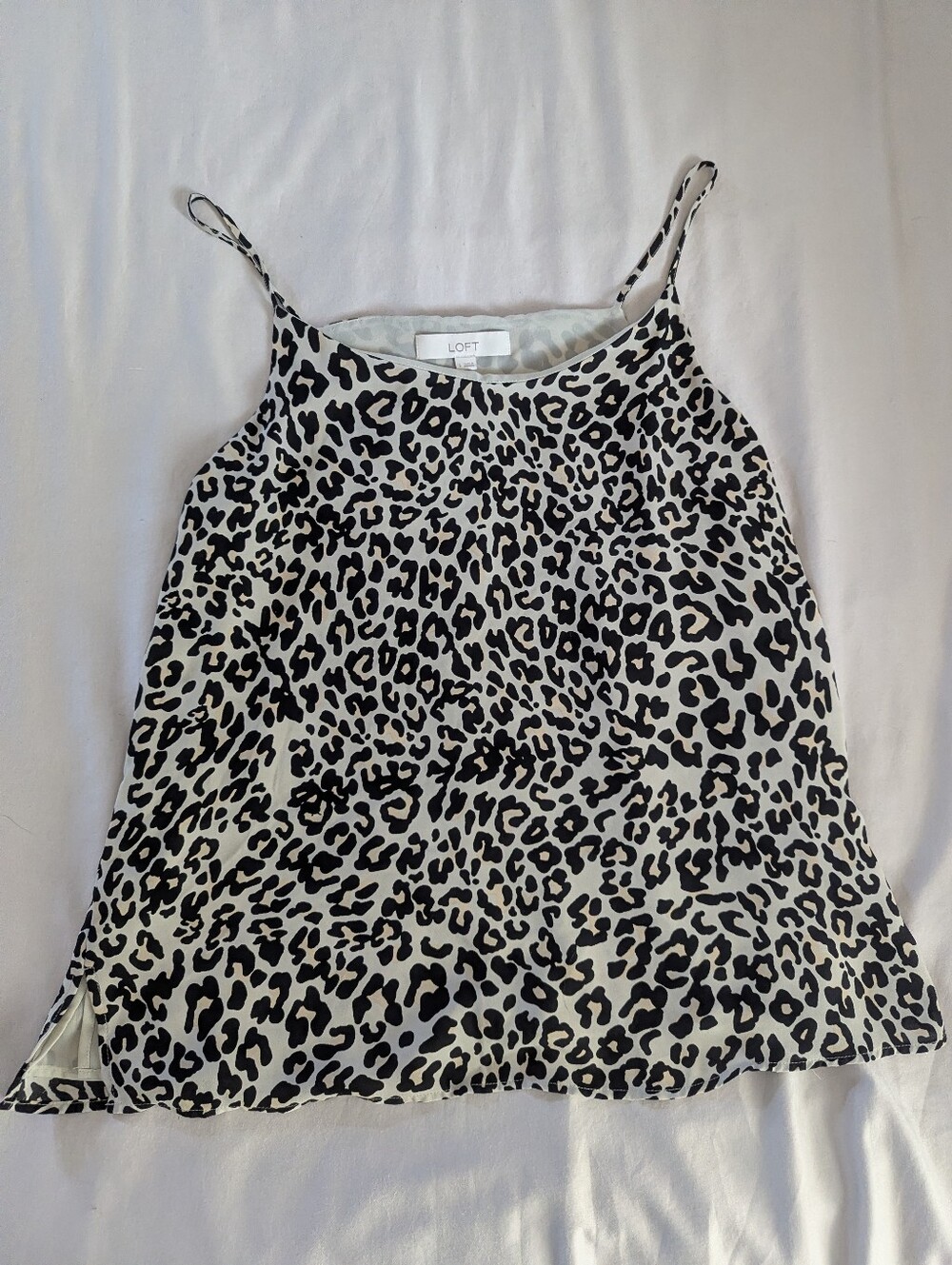 LOFT Leopard Print Cami Tank Top Size Small
